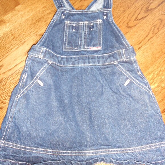 French Toast Jean Skirt Overall - Picture 1 of 1